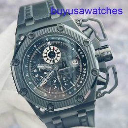 AP Movement Wrist Watch Royal Oak Offshore Series 26165 Limited Edition Black Ceramic Titanium Material Rare and Good Item