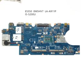 Motherboards 0M5HV7 M5HV7 High Quality For 5550 E5550 Laptop Motherboard ZAM80 LAA911P With SR23Y I55200U CPU 100%Fully Tested