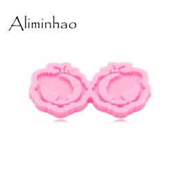 DY0752 Super Glossy Head Earrings Mould Resin Craft Keychain Silicone Mould for DIY Jewellery Epoxy Crafting Mould