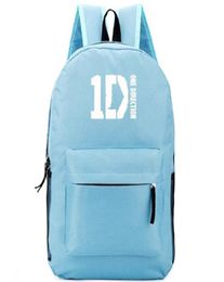 One Direction backpack 1D daypack Music band schoolbag Cool design rucksack Sport school bag Outdoor day pack4827679