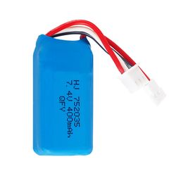 2S 7.4V 400mAh rechargeable Lipo Battery XH2.54/JST/PH2.0/SM Plug For RC DM007 Airplane Quadcopter Drone Helicopter RC Toy Parts