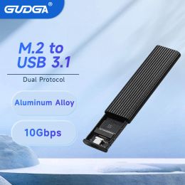 Enclosure Dual Protocol M2 NVMe SSD to USB 3.1 Case 10Gbps M.2 NVMe SSD Enclosure HDD Box M2 NVMe PCIE/ NGFF SATA Adapter for M.2 SSD Box