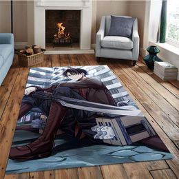 Anime 3D Print Anti-Skid Area Rug Soft Flannel Large Rug Teen Indie Room Decor Tarot Furry Carpet Mat for Children Prayer Mat