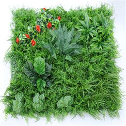 2020 Custom DIY Artificial Lawn Christmas Wedding Decor Plants Wall / Hotel / Store Background / Artificial Grass Wall Home Deco