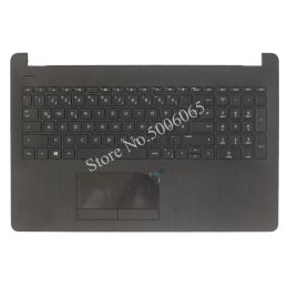 Frames German laptop keyboard for HP 250 G6 255 G6 256 G6 258 G6 TPNC129 TPNC130 with Palmrest Upper Cover no touch