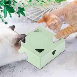 Automatic Cat Toy Interactive for Indoor Cat Teasing Random Rotating Feather USB Rechargeable Electronic Pet Toy for Cats Kitten