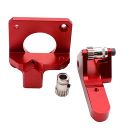 Aluminium Upgrade Dual Gear Mk8 Extruder for Extruder Ender 3 CR10 CR-10S PRO RepRap 1.75mm 3D Parts Drive Feed double pulley