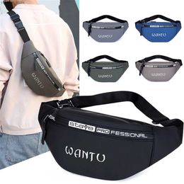 Sport Bags Fashion Oxford cloth waist bag outdoor activity chest bag waterproof travel mobile phone bag wholesale Y240410