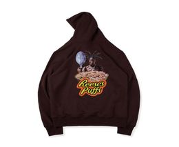 19ss Reeses Puffs Enjoy Today Hoodie Cooperative Men Women Pullover Hooded Fashion Casual Couple Street Sweatshirts HFHLWY0387597022