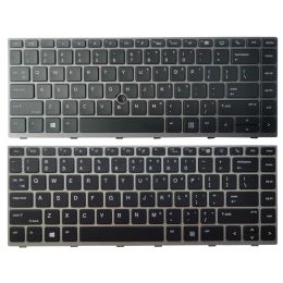 Keyboards NEW US Laptop keyboard for HP ZBook 14u G5 14u G6 Grey frame L12375001 L15540001 SG87790XUA