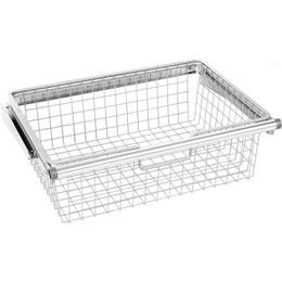 Organização de cozinha Organização de Rubbermaid Configurações de cesta deslizante para armário der Sturdy Slide Out Titanium Drop Delivery Home dh6y4