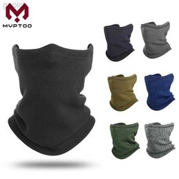 Fashion Face Masks Neck Gaiter Winter Windproof Scarves Fleece Tube Bandana Motorcycle Mask Soft Half Cover Skiing Snowboard Motorbike Warmer 24410