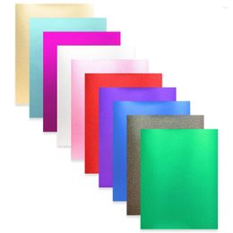 Window Stickers 10 Assorted Colors 12"x10"Bundle Glitter Adhesive Craft Sheets For Home Handcraft Decor Wall Decal Graphics Project