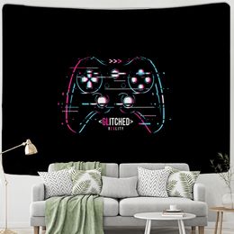 Game Console Pattern Tapestry Hippie Tapiz Art Background Cloth Bohemian Style Wall Hanging Room Decor