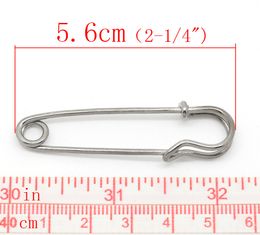 1Pack Silver Colour Metal Safety Pins Stitch Holders Brooch Craft Findings DIY Sewing Tools Jewellery Apparel Accessories