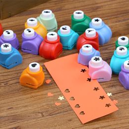 1Pcs Mini Scrapbook Punches Kid Child Paper Card Shaper Punch Printing Paper Handmade Cutter DIY Craft Tags Punch Hole Puncher