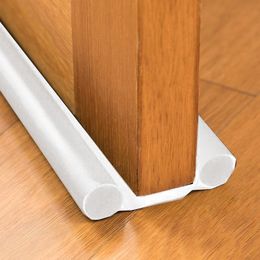 Waterproof Seal Strip Draught Excluder Stopper Door Bottom Guard Double 92/93/95/96*10cm Silicone Rubber Dustproof Soundproof