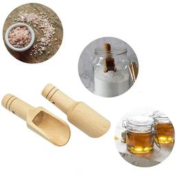Candy Spoon Salt Accessories Spoons Milk Spices Scoop 1020pcs Bath Seasoning Mini Powder Wooden Coffee Tea Scoops 240410