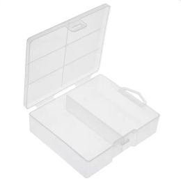 AA Battery Storage Box Case Holder Plastic Transparent Battery Container for Maximum 24 X AA Batteries Organiser Box Case