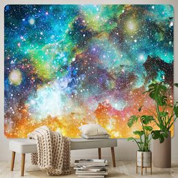 Universe Starry Sky Psychedelic Scene Home Decor Tapestry Bohemian Decor Tapestry Hippie Sheets Sofa Blanket Yoga Mat