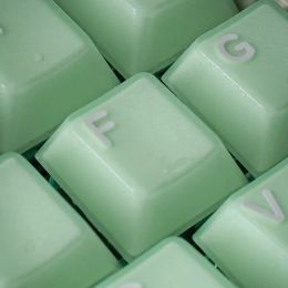 Accessories ECHOME Cyan Jade Theme Keycap Set PBT Dyesublimation Translucent Keyboard Cap Cherry Profile Key Cap for Mechanical Keyboard