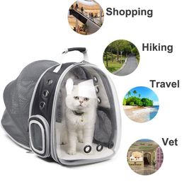 Expandable Cat Carrier Backpack Portable Pet Puppy Travelling Outdoor Backpack Transporter Conveyor Cats Bag Pet Supplie