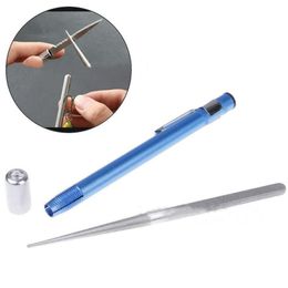 Hot Sale Fishing Hook Sharpener Pen Sharpener High Quality Outdoor Tool Diamond Pen shaped Knife Sharpener New Arrivals