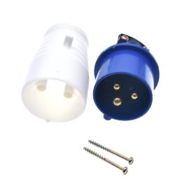 16A IP44 2P+E 3 Pin Industrial Socket/Plug AC 220-250V Waterproof Male Famale Connector Electrical Sockets