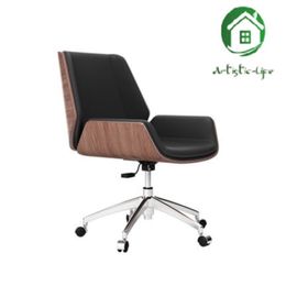 ArtisticLife Home Study Computer Chair Modern Simple Conference Staff Office Leather Chair Free Shipping