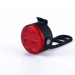 LED Bicycle TailLight Rechargeable USB Wheel UP Bicycle Lights Waterproof Cycling Light Flashing Light For Riding Back Lamp