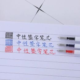 10pc 9.8cm Roller Pen Refill Signature 0.5MM Ballpoint Pen Refill Gift Stationery Office School Supplies