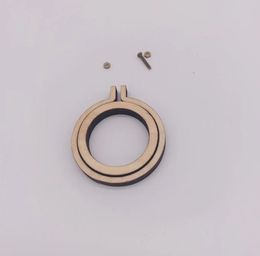 4PCS differe Dia15mm 23mm 33mm 43mm Mini Work Embroidery Hoop Wooden Embroidery Hoop Hand Stitching Hoop Cross Framing Hoop