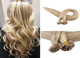 Evermagic High quality Remy Hair Extensions Human Hair U Tip Keratin 18613Color Nail Tip Extensions7195643