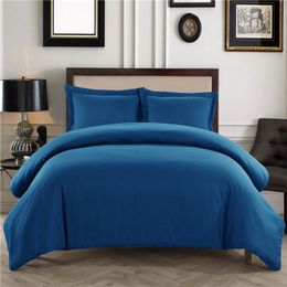 Queen Size Duvet Cover Set Black Bedclothes Comforter Cover King Microfiber Quilt Cover (with pillowcase)