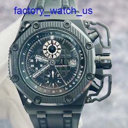 Hot AP Wrist Watch Epic Royal Oak Offshore Series 26165 Limited Edition War Survivor Black Ceramic/Titanium Material Mens Watch