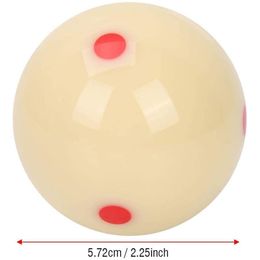 1PCS Large American Red Dot Mother Ball 57.2mm Billiard Mother Ball Snooker Training Ball Practise Ball American Head Red/Blue