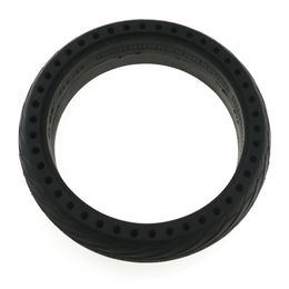 ES1 Porous Antiskip Tyre 8*2.125 Rubber Honeycomb Solid Tyre for Segway Ninebot ES1 Kick Scooter Accessories Run Flat Tyre