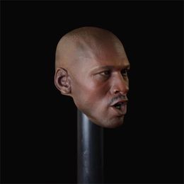 Hot Sale 1/6 Michael Basketball Shooting Guard MVP The Best Player Male Head Sculpture Carving Model For Usual 12inch Action