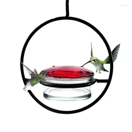 Other Bird Supplies Acrylic Birds Feeder Clear Hanging Hummingbird Sparrow Portable Food Container For Outdoor Garden Feeding