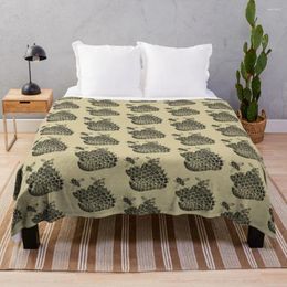 Blankets Vintage Bee & Honeycomb Throw Blanket Cosplay Anime Furry For Bed Baby