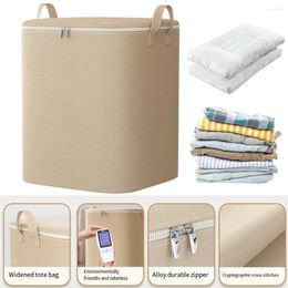 Storage Bags 110/140L Closet Organiser Extra Large Bin Foldable With Zipper And Reinforced Handles For Comforter Bedding Pillow Sheet