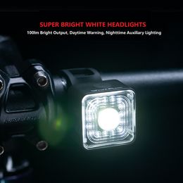 120 Lumen IP66 Waterproof Cycling Light Sets Headlight and Tail Light Sets for Bicycle 5 Gear Mode Smart Sensor Brake Lamp