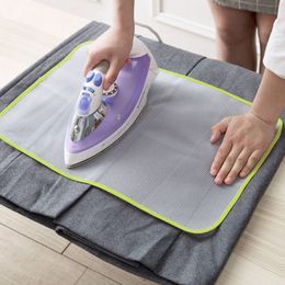 1PCS New Arrive Heat Resistant Cloth Mesh Ironing Board mat Cloth Cover Protect Ironing Pad