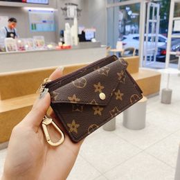 Fashion flowers designer zipper wallets luxurys Men Women leather bags High Quality Classic Letters coin Purse Original Box Plaid card holders M69431