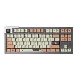 Accessories PBT DYE SUB Doggie Keycaps 23/129 Keys Cherry Profile MX Switch Game Keyboard 61/64/68/84/87/96/98/104/108