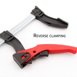 Ratchet f clamp wood working quick grip f style bar with plastic grip wood clamp