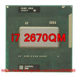 CPUs Original lntel Core I7 2670QM SR02N CPU (6M Cache/2.20GHz3.10GHz/QuadCore) i72670qm Laptop processor free shipping