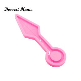 DY0908 Bright Kunai Knife Earring Molds, Silicone Self-defense Mould , Epoxy Resin Mould, Supplies for Jewellery