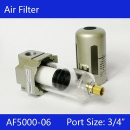 Compressor Air Cleaner Filter AF5000-06 AF5000-10 Manual Drain 3/4" Or 1" Source Treatment Unit Oil Separator
