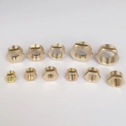 1/8" 1/4" 3/8" 1/2" 3/4" Male to Female Thread Brass Hose Reducing Bushing Copper Pipe Connectors
